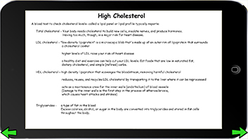 Cholesterol Drag and Drop Slideshow